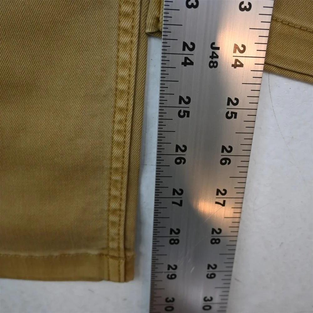 Mugsy 42x30 Yellow Stretch Denim Scouts Slim Mens Jeans